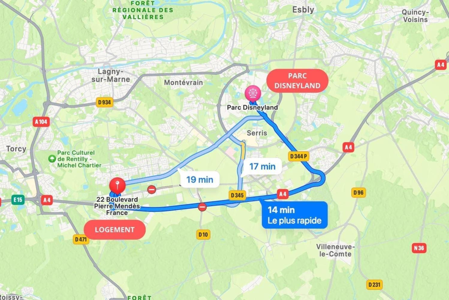 B4 Disney Station Bussy Eksteriør billede